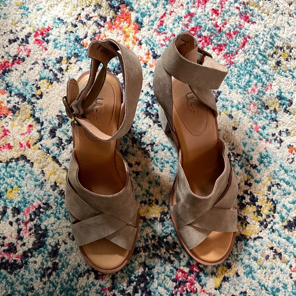Ugg “Sandra” Heeled Sandal - Picture 3 of 10